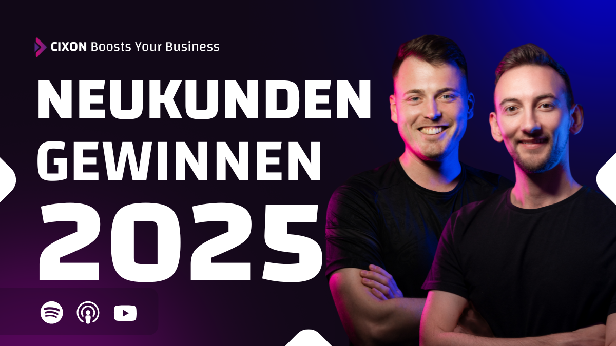 Modernes Prospecting 2025 | Stefan Wendt & Dominik Enzler vor dunklem Hintergrund – Podcast Thumbnail