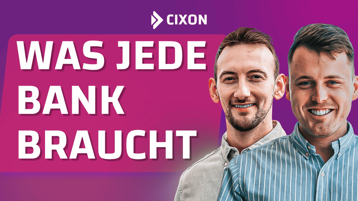 Was jedes Finanzunternehmen braucht | Thumbnail Podcast | CIXON Finance Hub Demo