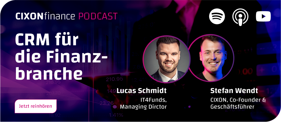 CRM für die Finanzbranche | Thumbnail Podcast