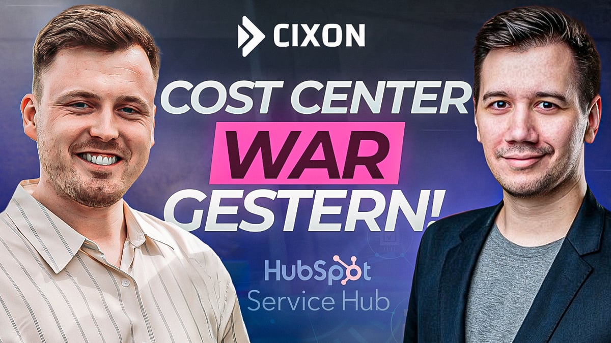 HubSpot Service Hub - Kundenservice von Cost Center zum Profit Center Podcast Thumbnail | Stefan Wendt & Leonard Lastro