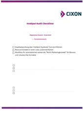 HubSpot Audit Checkliste (Vorschau)