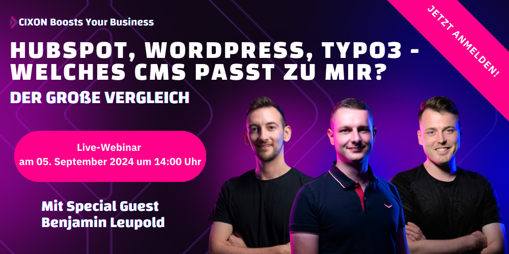 Webinar CMS Vergleich